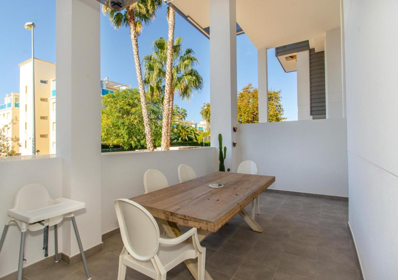 Apartamento Victoria Playa III Con Una Gran Terraza Denia Exterior foto