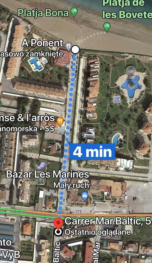 Apartamento Victoria Playa III Con Una Gran Terraza Denia Exterior foto