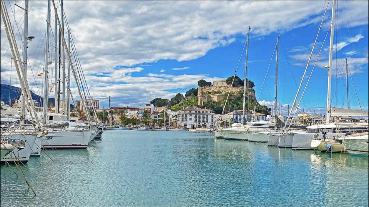 Apartamento Victoria Playa III Con Una Gran Terraza Denia Exterior foto